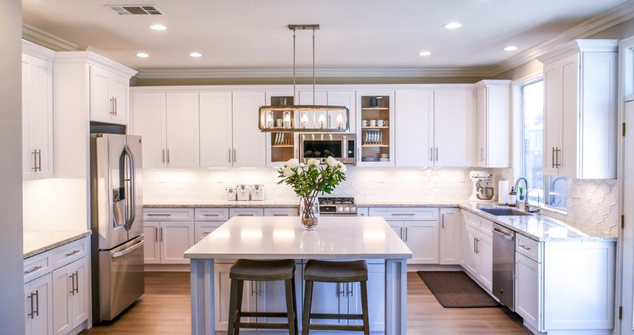 furnished kitchen